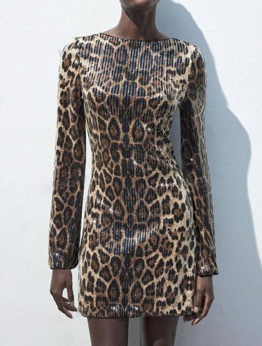 Vestido Animal Print Savvana